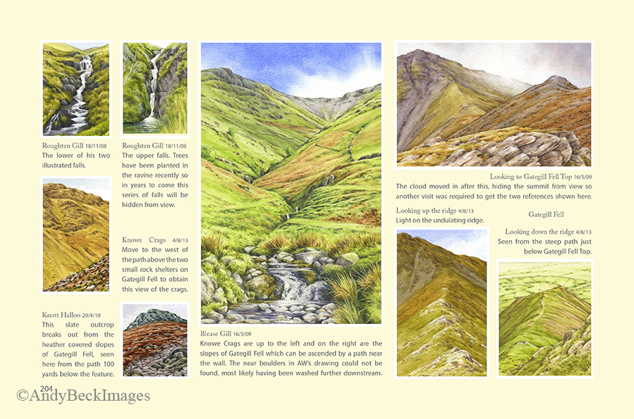 Wainwrights in Colour Blencathra page
