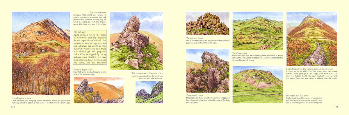 Helm Crag, Wainwrights in Colour