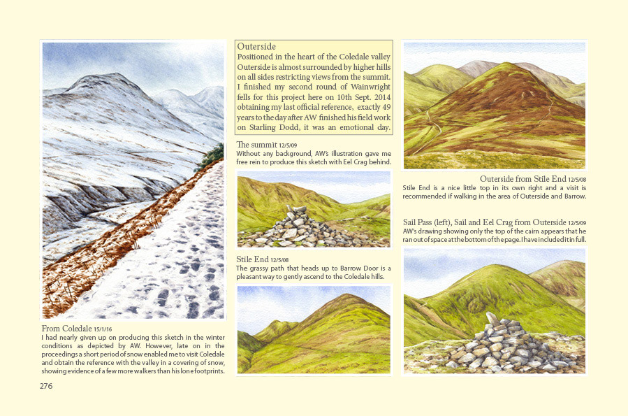 Outerside Wainwrights in Colour book