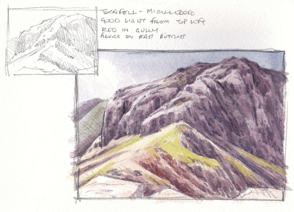 Scafell sketch