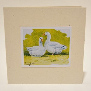 Geese greeting card
