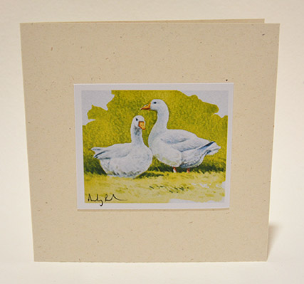 Geese greeting card