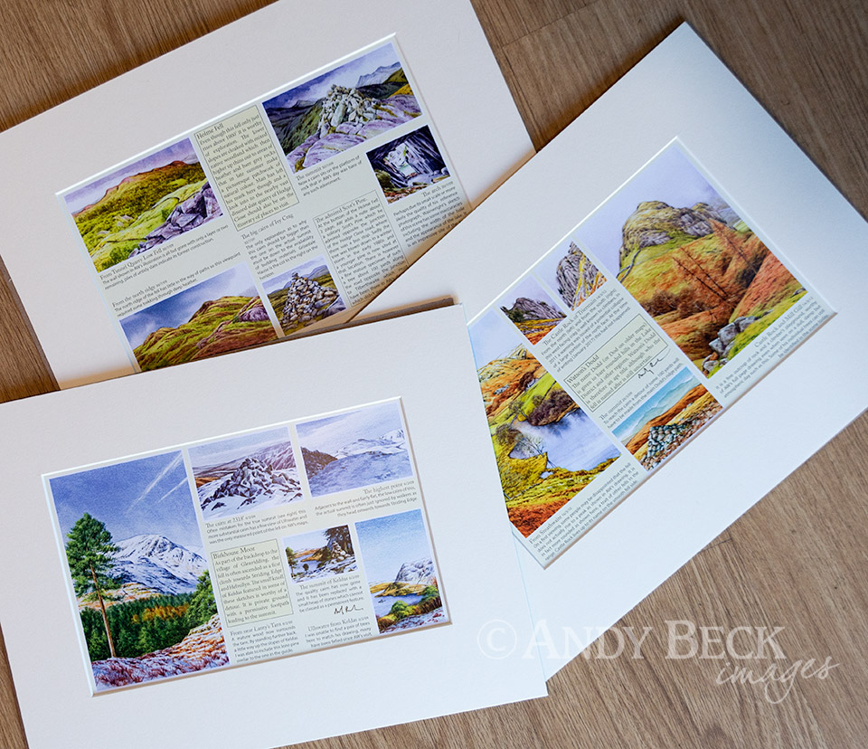 Wainwrights in Colour mounted pages