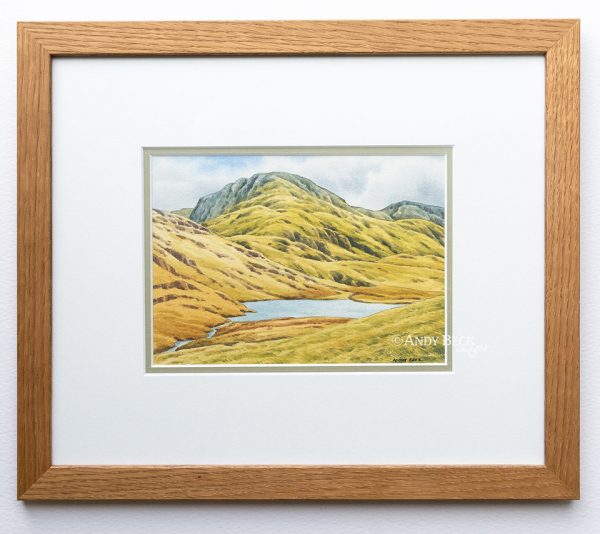 Great End and Styhead Tarn framed
